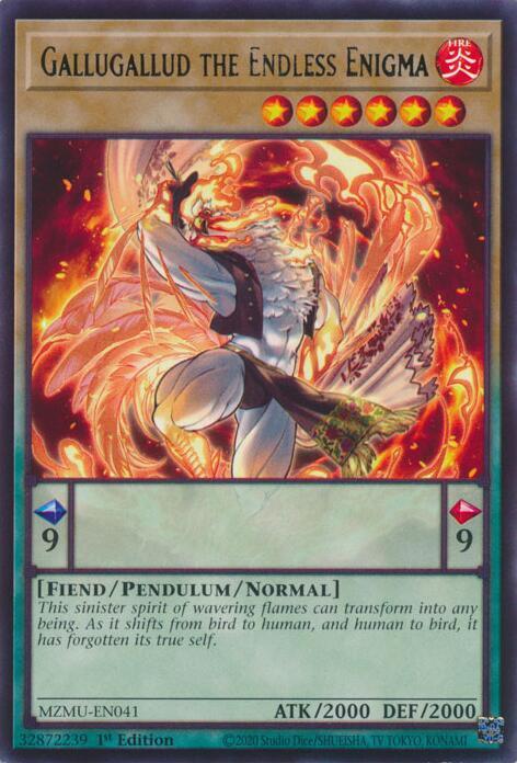 Gallugallud the Endless Enigma MZMU-EN041 card from Maze of Muertos