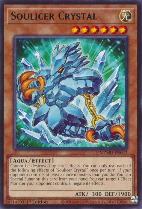 Soulicer Crystal MZMU-EN042 card from Maze of Muertos