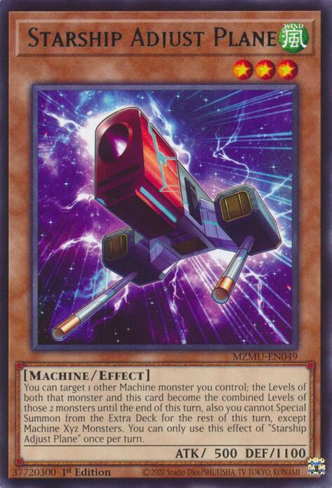 Starship Adjust Plane MZMU-EN049 card from Maze of Muertos