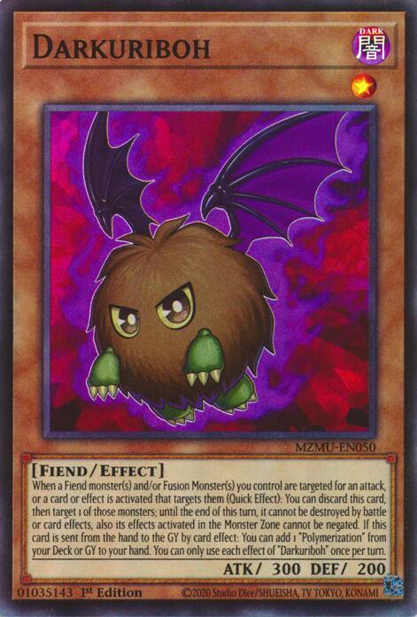 Darkuriboh MZMU-EN050 card from Maze of Muertos