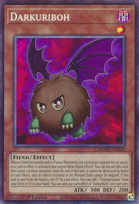 Darkuriboh (Collector's Rare) MZMU-EN050 card from Maze of Muertos