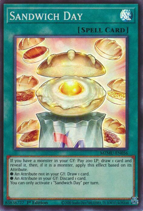 Sandwich Day MZMU-EN056 card from Maze of Muertos