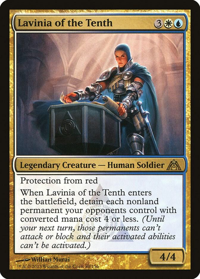 Lavinia of the Tenth 80 card from Dragon's Maze