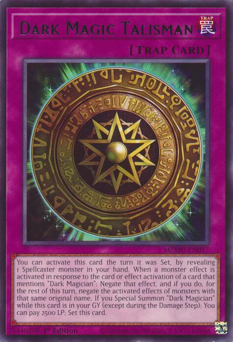 Dark Magic Talisman MZMU-EN057 card from Maze of Muertos