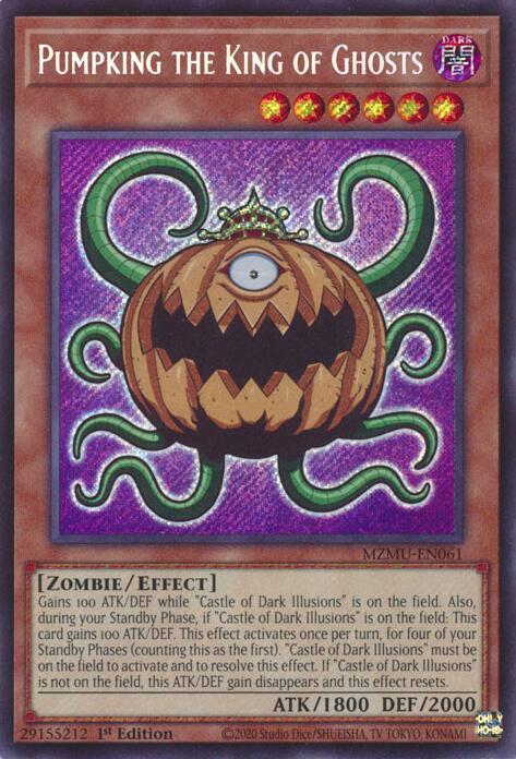 Pumpking the King of Ghosts MZMU-EN061 card from Maze of Muertos