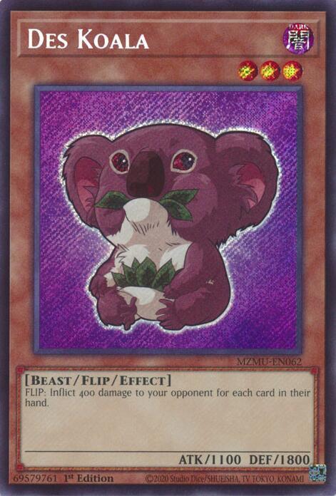 Des Koala MZMU-EN062 card from Maze of Muertos