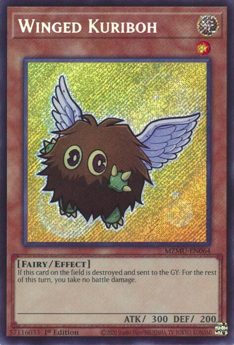 Winged Kuriboh MZMU-EN064 card from Maze of Muertos