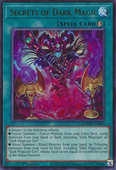 Secrets of Dark Magic MZMU-EN069 card from Maze of Muertos