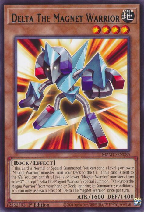Delta The Magnet Warrior MZMU-EN085 card from Maze of Muertos