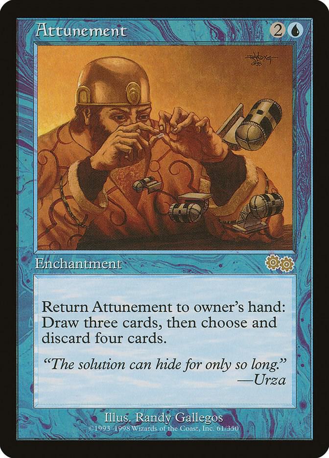 Attunement 61 card from Urza's Saga