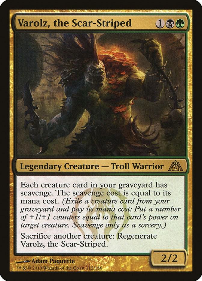 Varolz, the Scar-Striped 112 card from Dragon's Maze