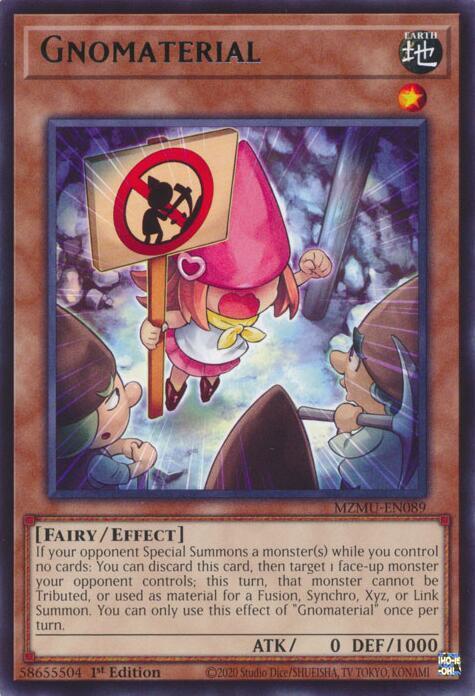 Gnomaterial MZMU-EN089 card from Maze of Muertos