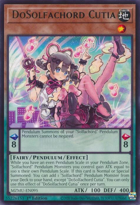 DoSolfachord Cutia MZMU-EN095 card from Maze of Muertos