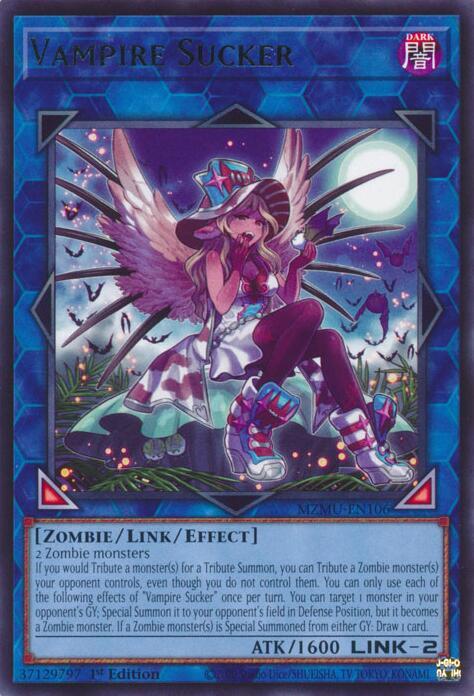 Vampire Sucker MZMU-EN106 card from Maze of Muertos
