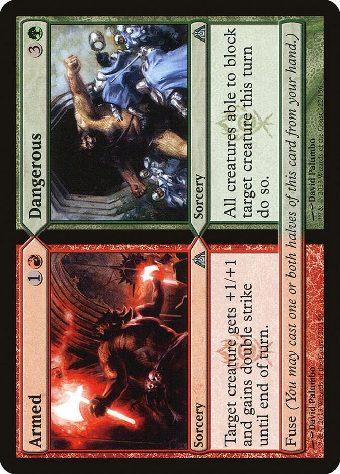 Armed // Dangerous 122 card from Dragon's Maze