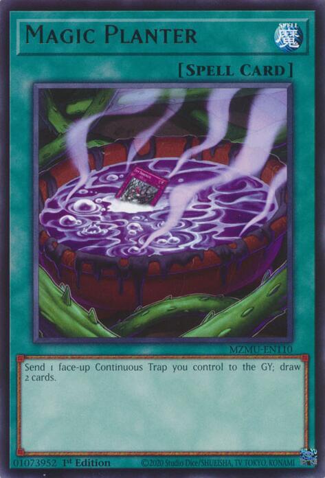 Magic Planter MZMU-EN110 card from Maze of Muertos