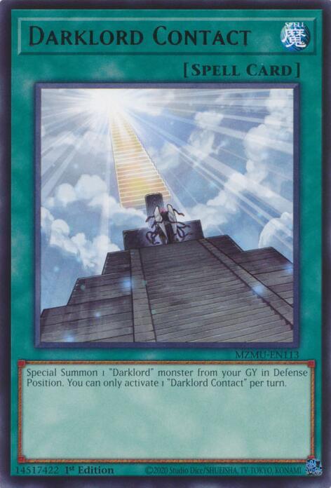Darklord Contact MZMU-EN113 card from Maze of Muertos