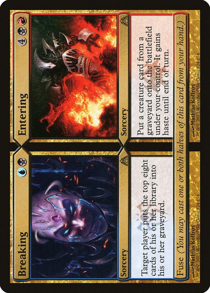 Breaking // Entering 124 card from Dragon's Maze