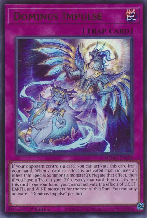 Dominus Impulse MZMU-EN126 card from Maze of Muertos