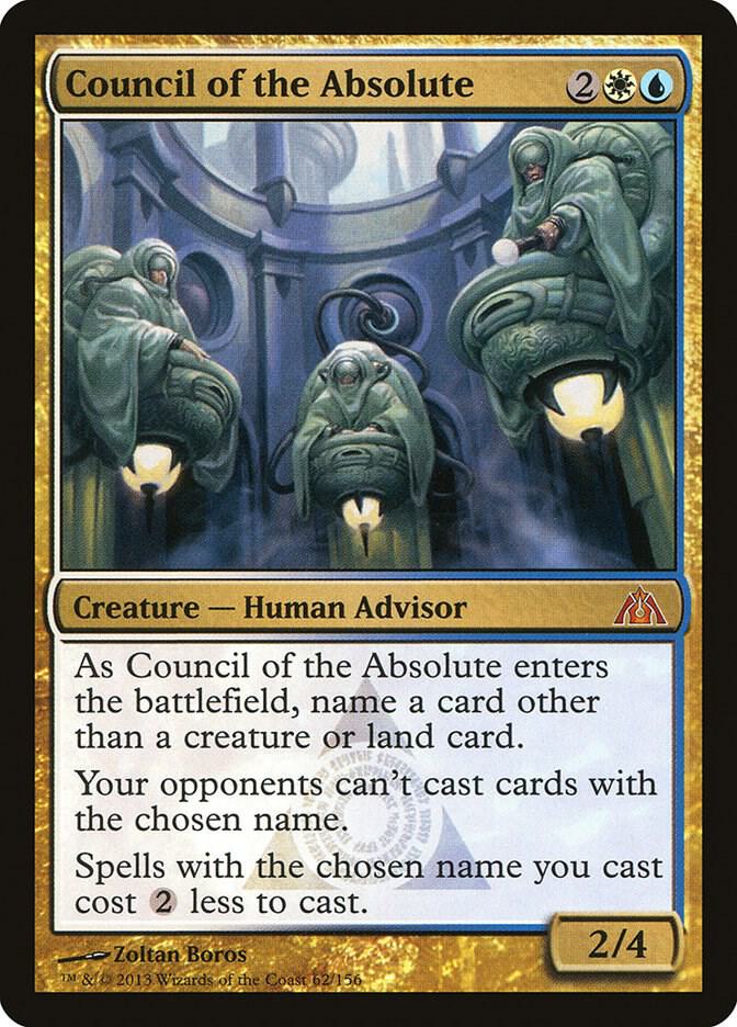 Council of the Absolute 62 card from Dragon's Maze