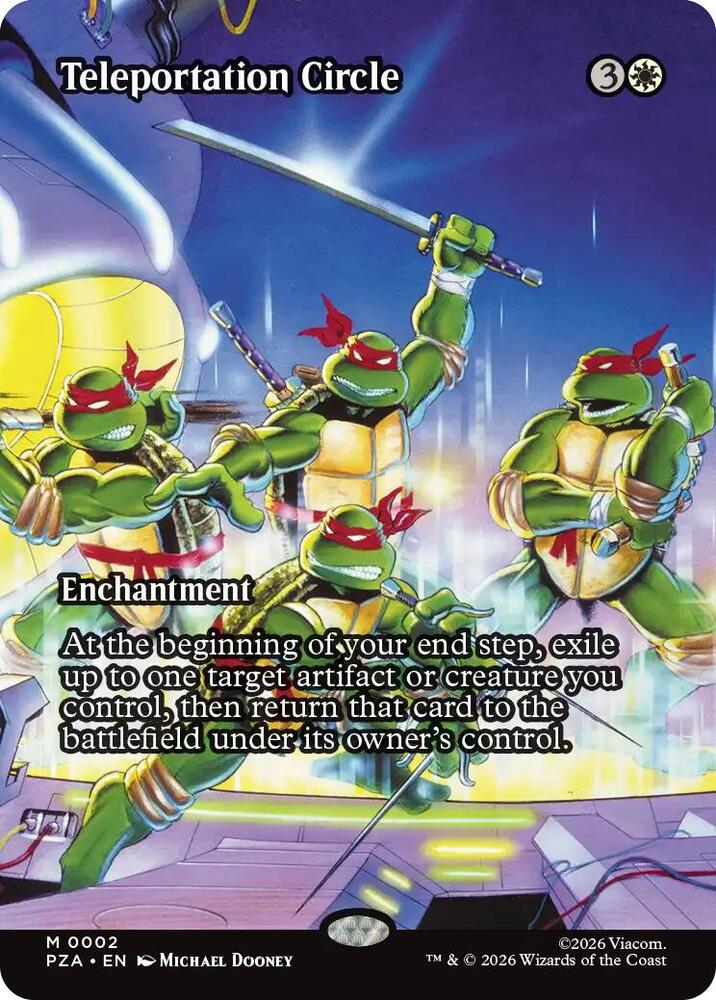 Teleportation Circle (Borderless) 2 card from Teenage Mutant Ninja Turtles Source Material