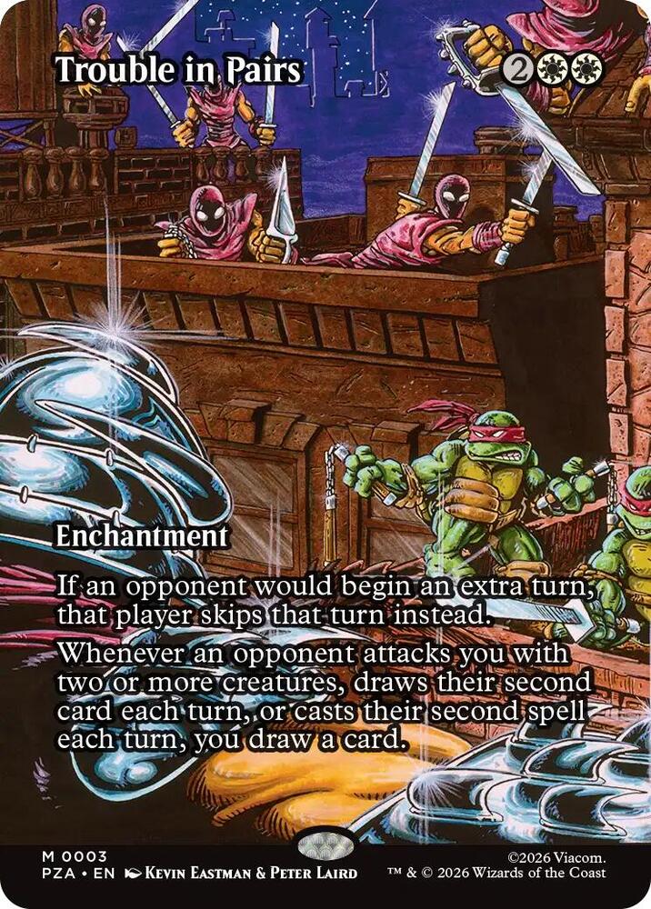 Trouble in Pairs (Borderless) 3 card from Teenage Mutant Ninja Turtles Source Material