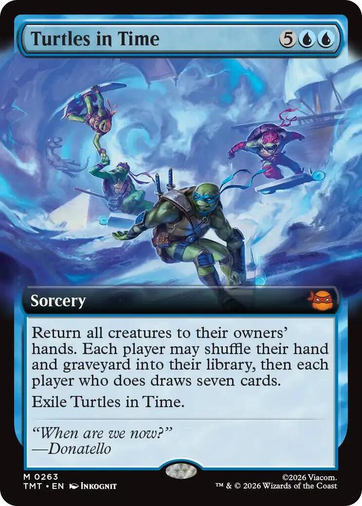 Turtles in Time (Extended Art) 263 card from Teenage Mutant Ninja Turtles
