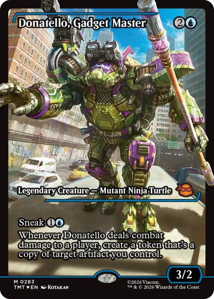 Donatello, Gadget Master (Showcase) 283 card from Teenage Mutant Ninja Turtles