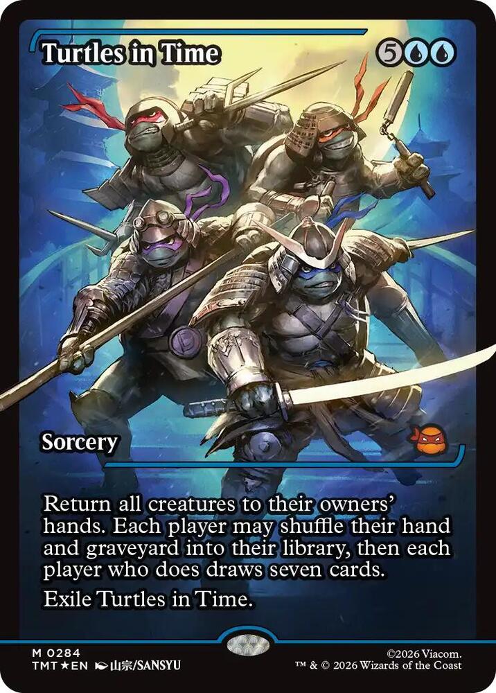Turtles in Time (Showcase) 284 card from Teenage Mutant Ninja Turtles