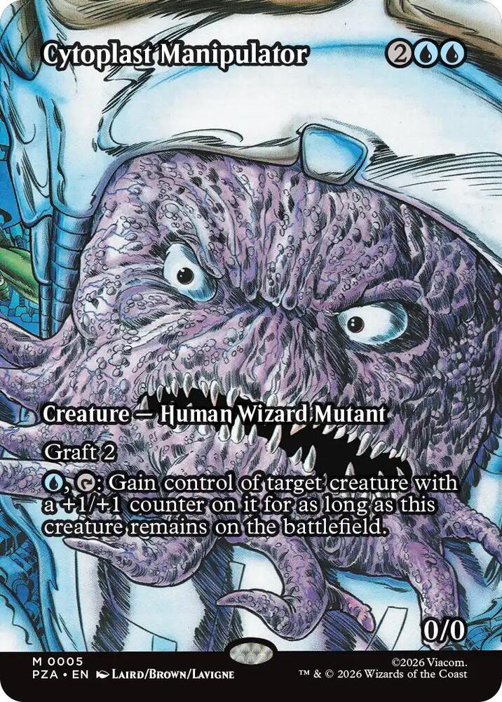 Cytoplast Manipulator (Borderless) 5 card from Teenage Mutant Ninja Turtles Source Material