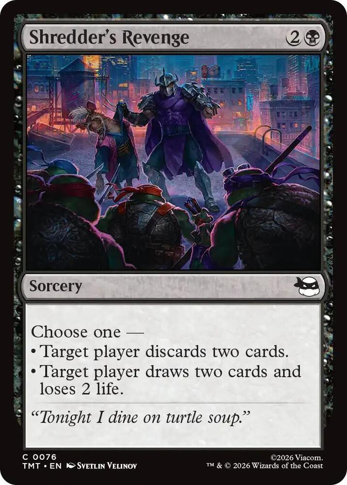 Shredder's Revenge 76 card from Teenage Mutant Ninja Turtles