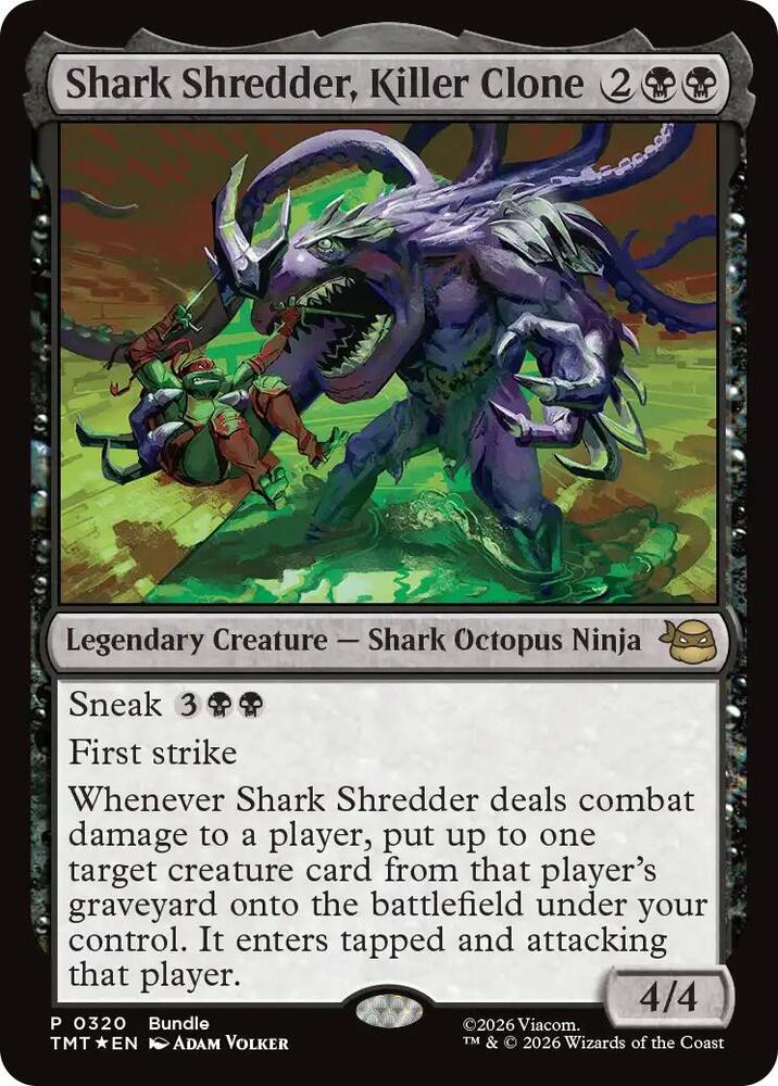 Shark Shredder, Killer Clone 320 card from Unique and Miscellaneous Promos