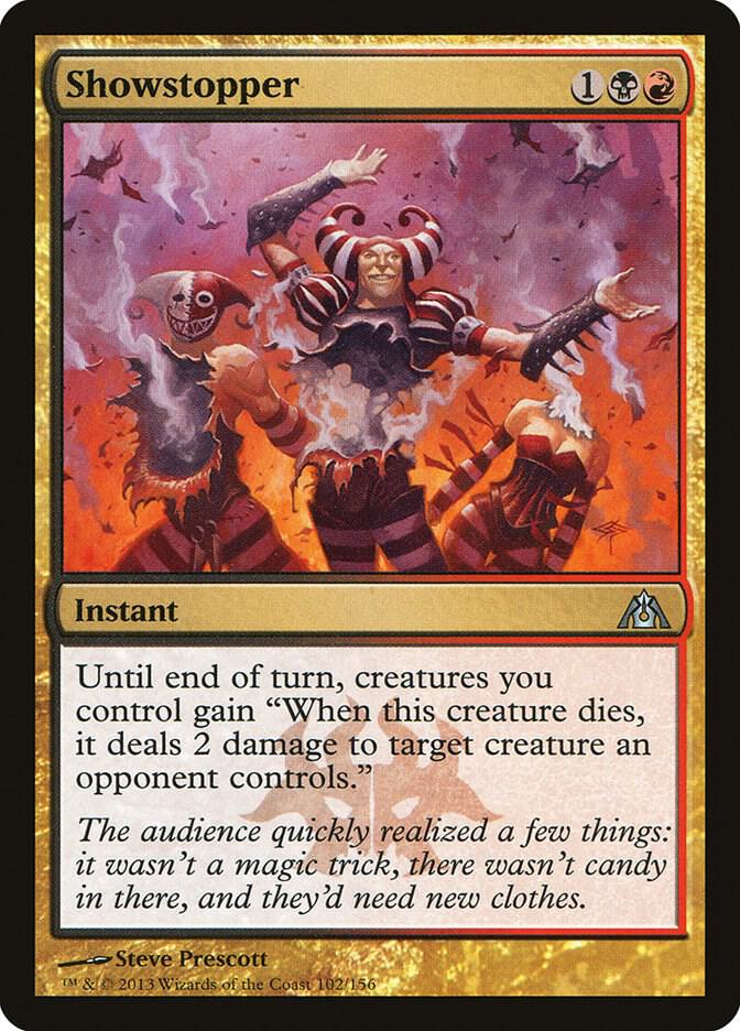 Showstopper 102 card from Dragon's Maze