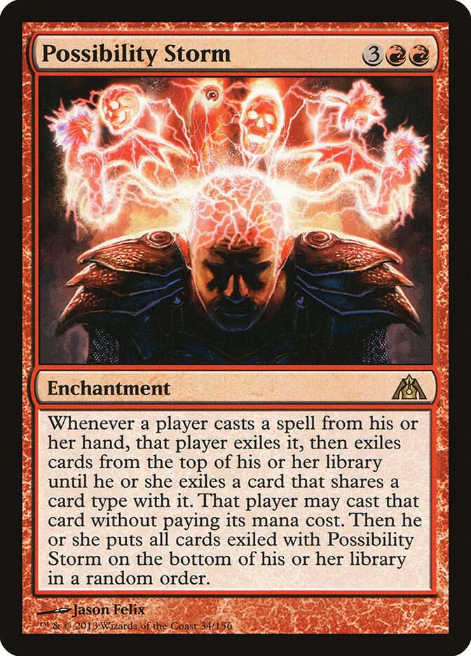 Possibility Storm 34 card from Dragon's Maze