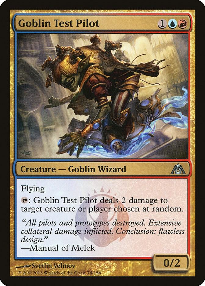 Goblin Test Pilot 74 card from Dragon's Maze