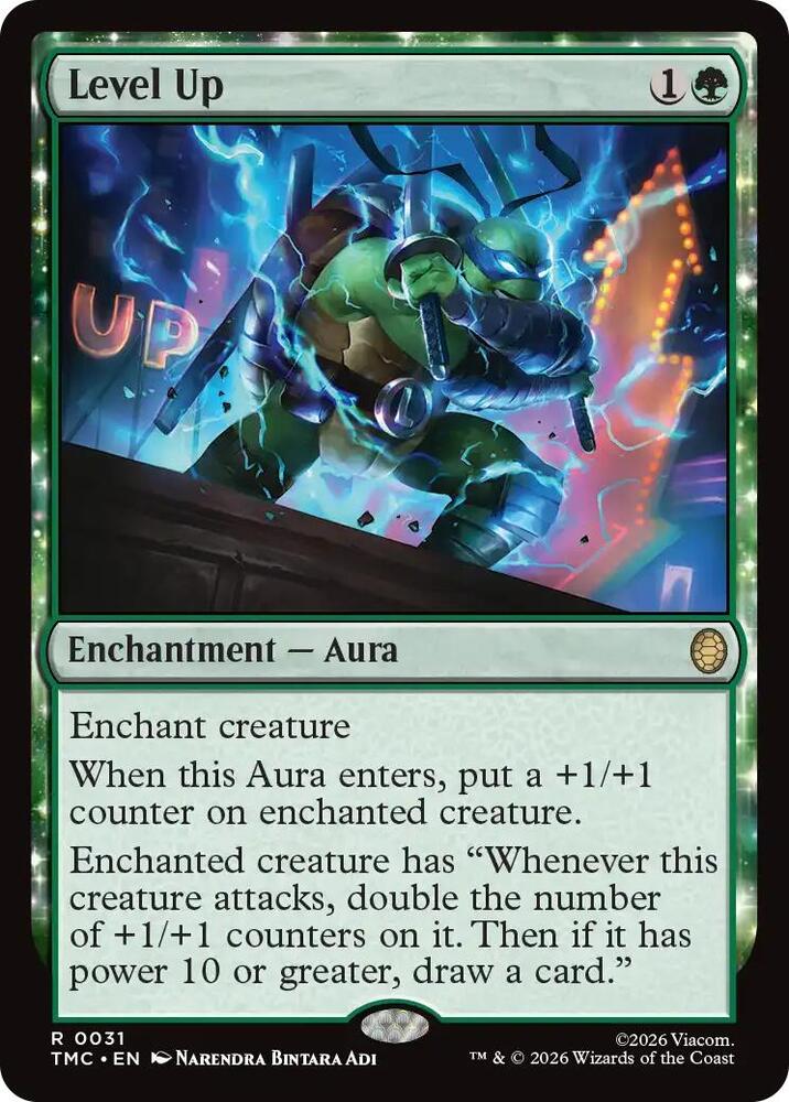 Level Up 31 card from Commander: Teenage Mutant Ninja Turtles