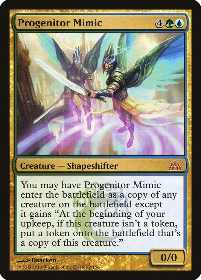 Progenitor Mimic 92 card from Dragon's Maze