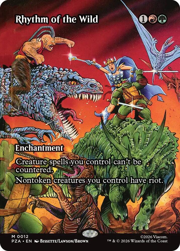 Rhythm of the Wild (Borderless) 12 card from Teenage Mutant Ninja Turtles Source Material
