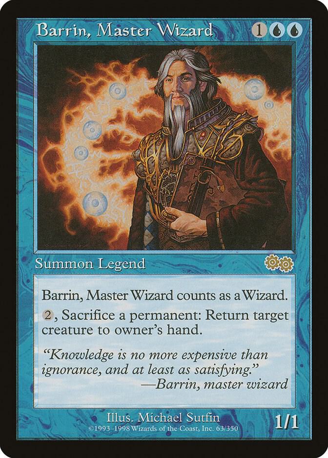 Barrin, Master Wizard 63 card from Urza's Saga