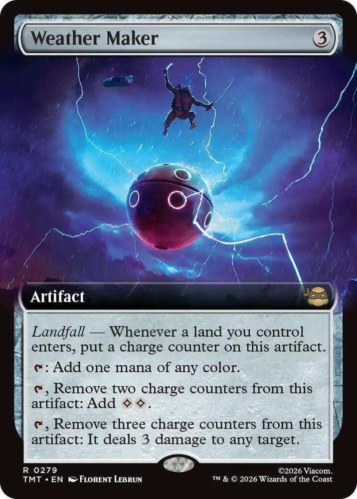 Weather Maker (Extended Art) 279 card from Teenage Mutant Ninja Turtles