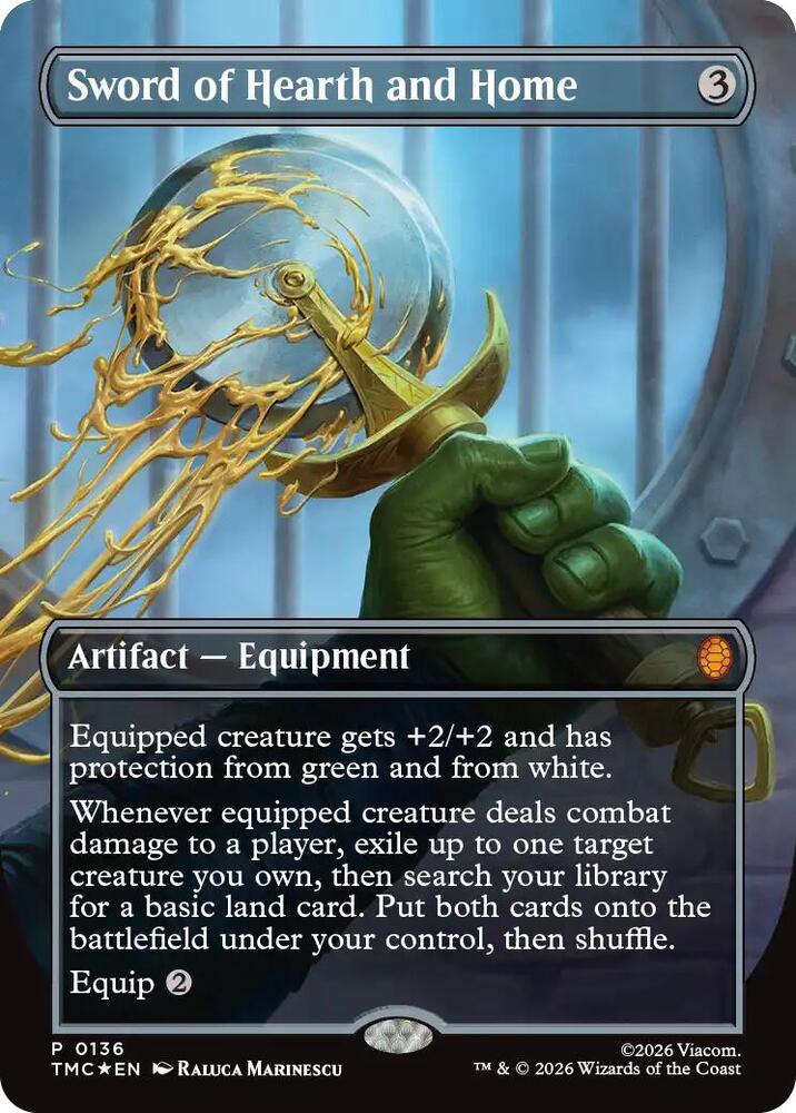 Sword of Hearth and Home (Borderless) 136 card from Commander: Teenage Mutant Ninja Turtles
