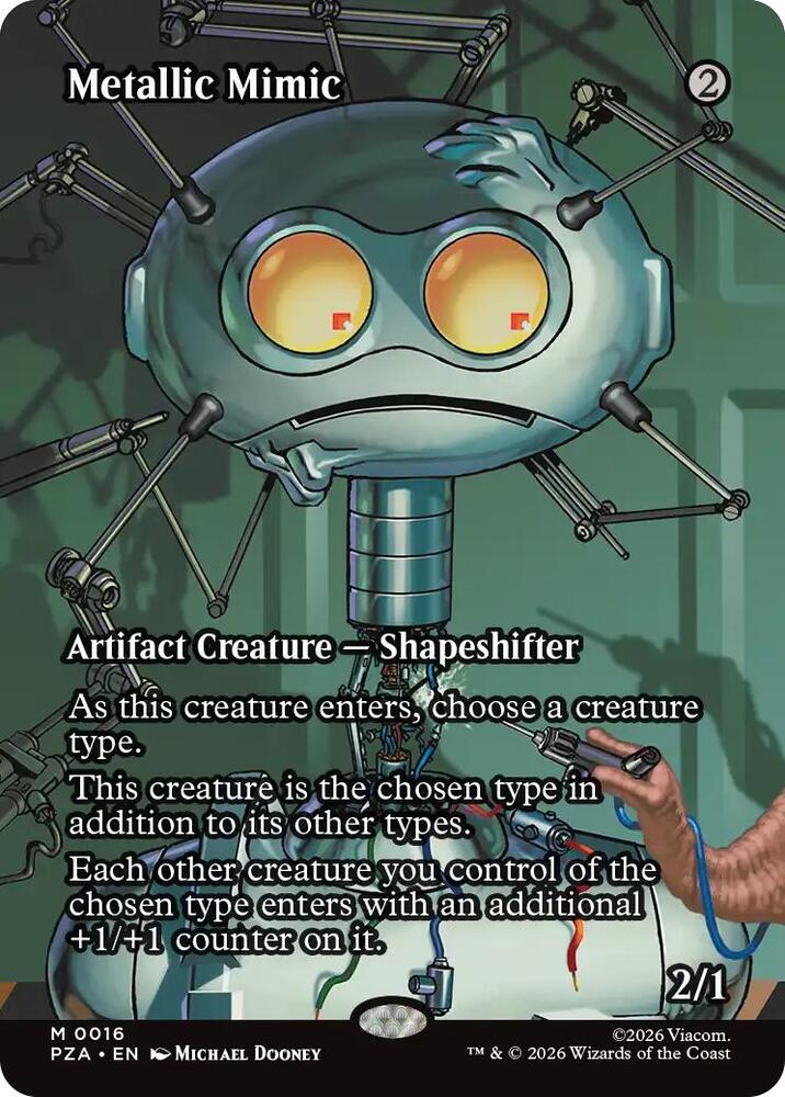 Metallic Mimic (Borderless) 16 card from Teenage Mutant Ninja Turtles Source Material