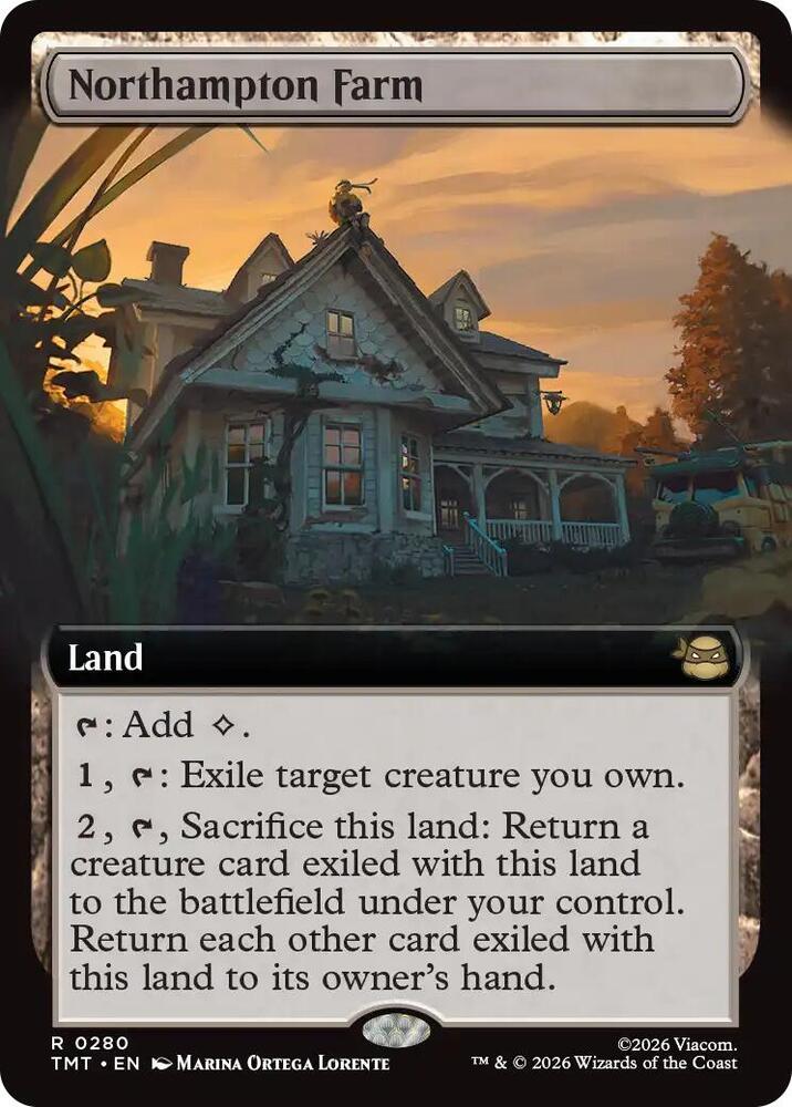 Northampton Farm (Extended Art) 280 card from Teenage Mutant Ninja Turtles