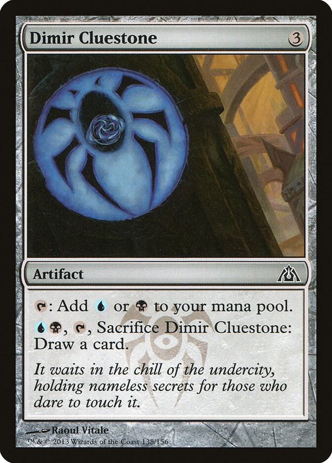 Dimir Cluestone 138 card from Dragon's Maze
