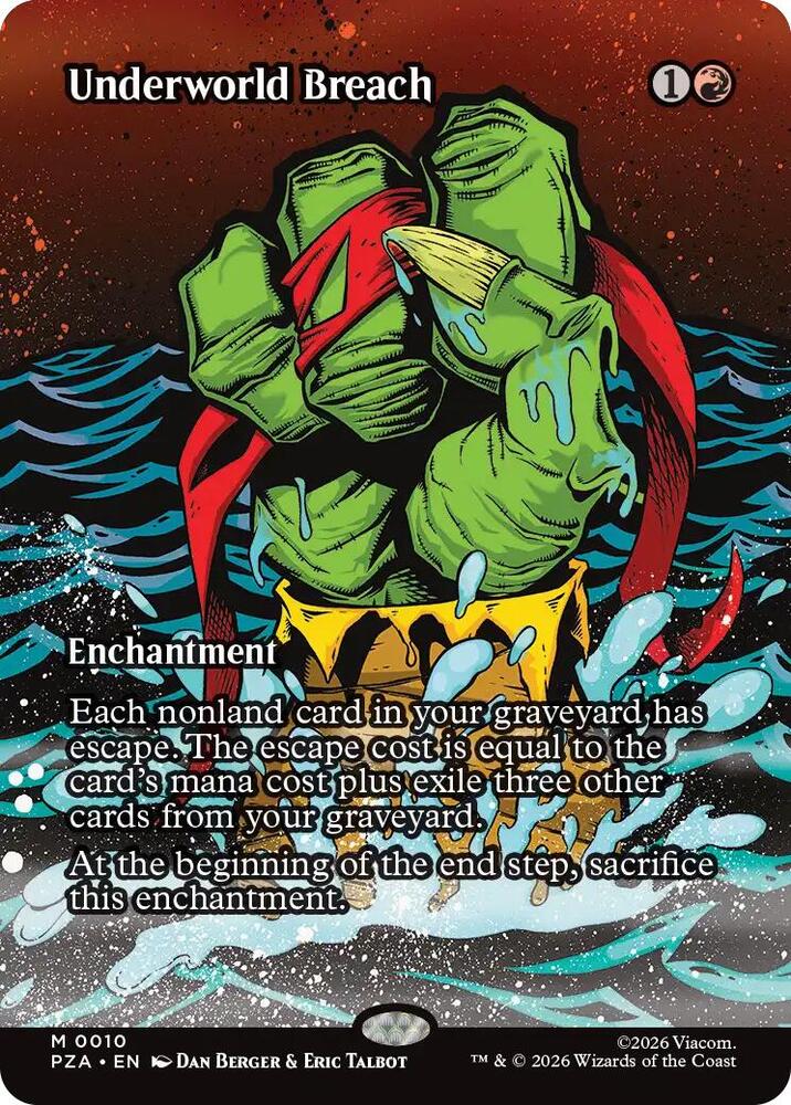 Underworld Breach (Borderless) 10 card from Teenage Mutant Ninja Turtles Source Material