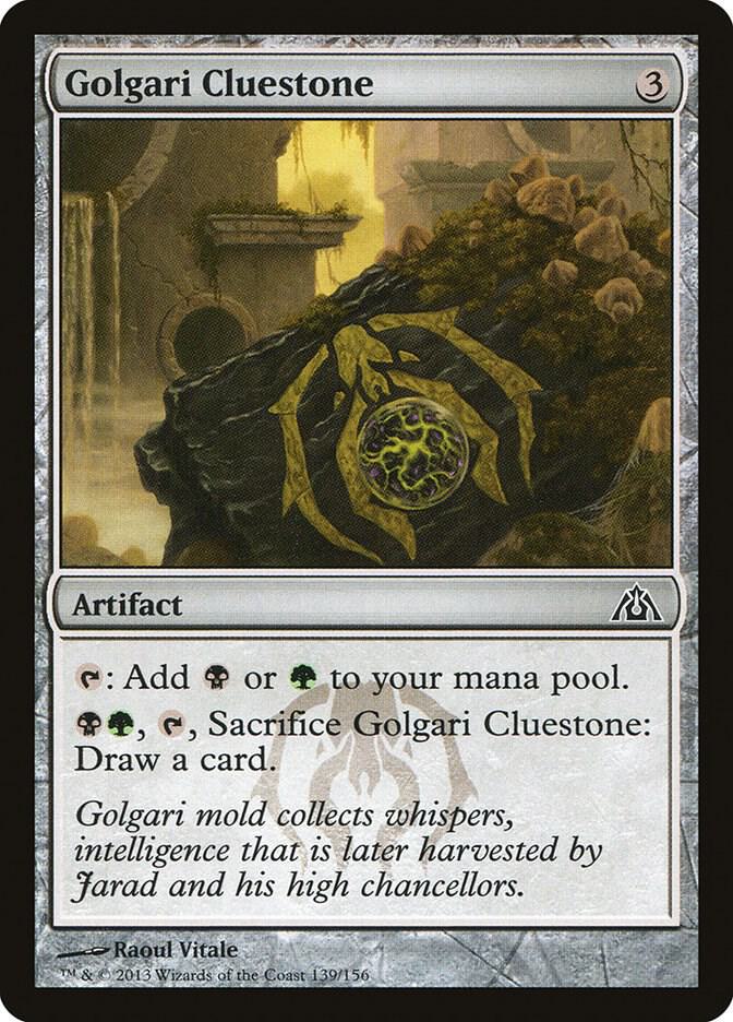 Golgari Cluestone 139 card from Dragon's Maze