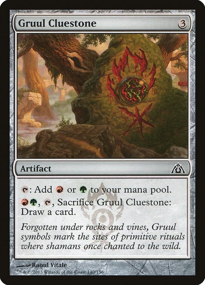 Gruul Cluestone 140 card from Dragon's Maze