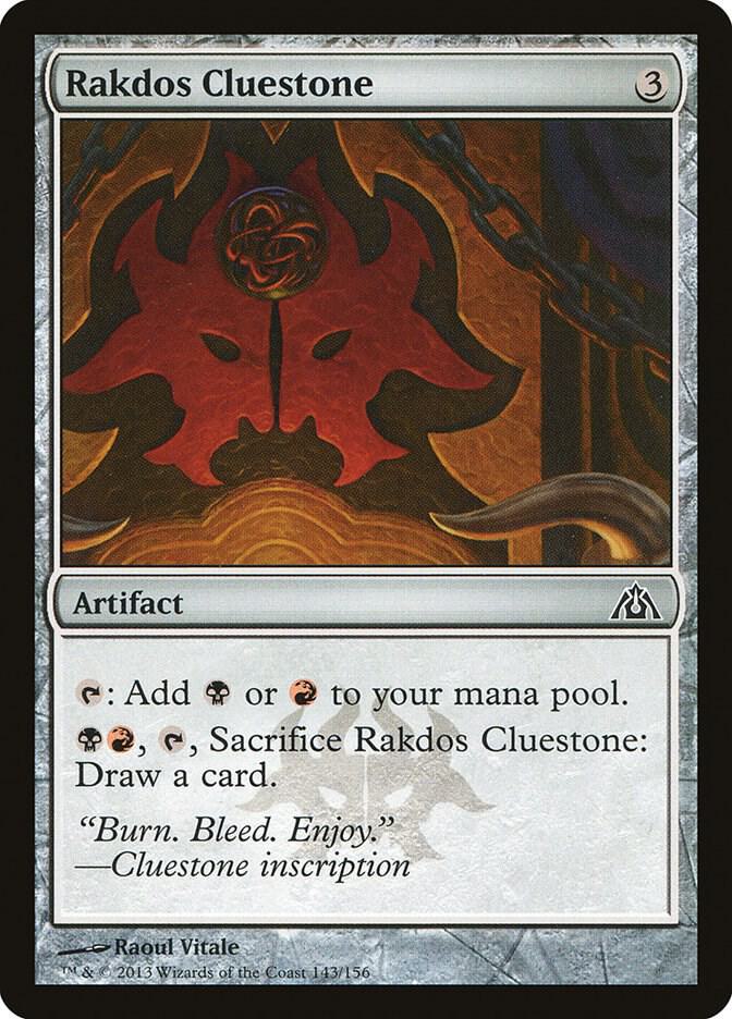 Rakdos Cluestone 143 card from Dragon's Maze
