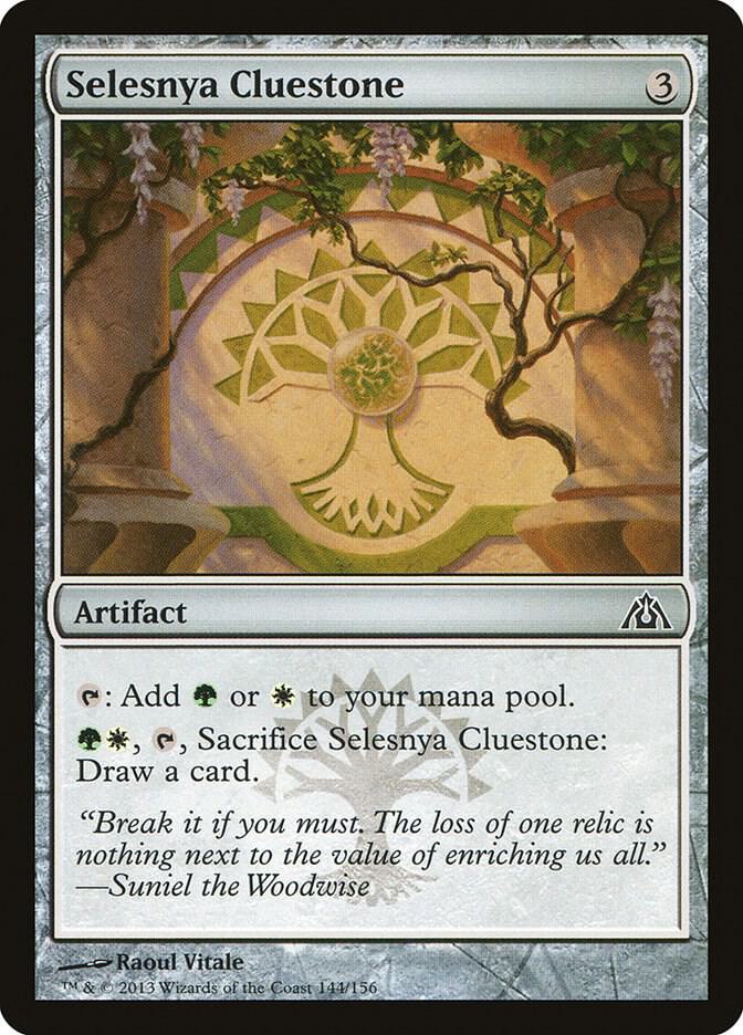 Selesnya Cluestone 144 card from Dragon's Maze