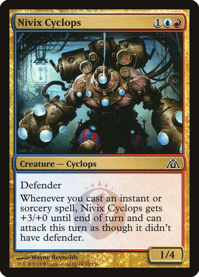Nivix Cyclops 87 card from Dragon's Maze